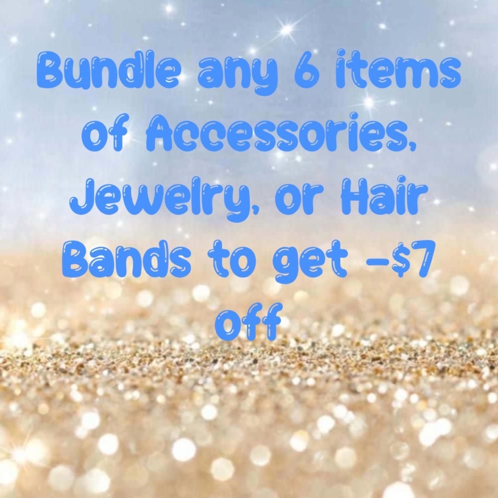 Bundle 6 items of Accessories for -$7 off